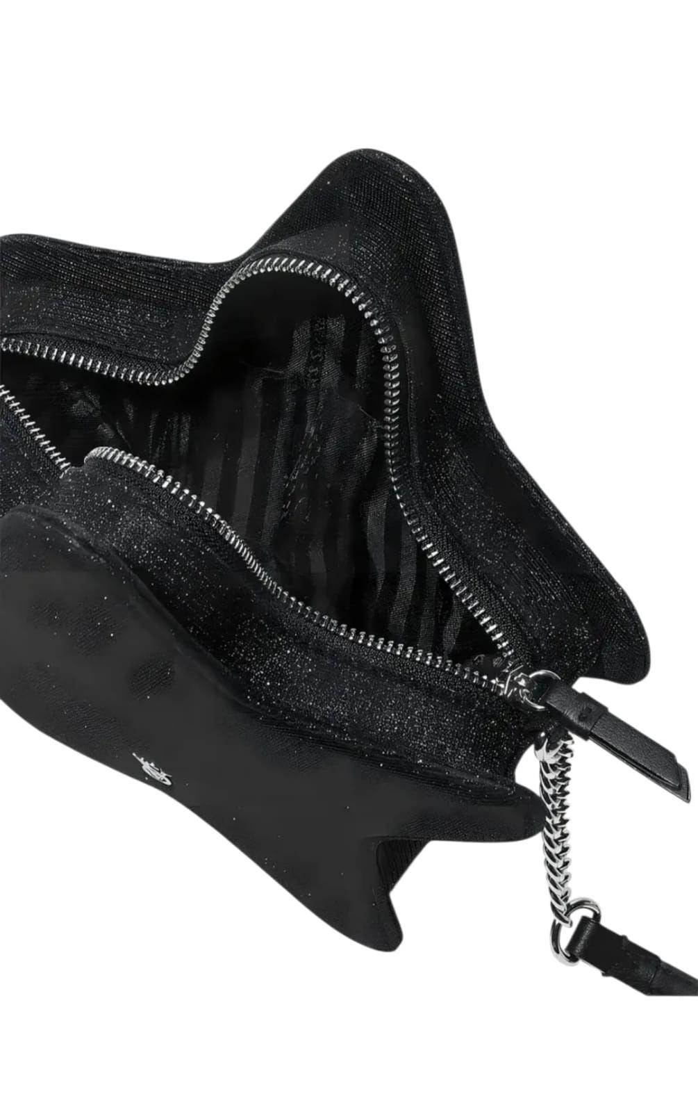 Crossbody Star de Victoria s Secret Negra Brillante-2