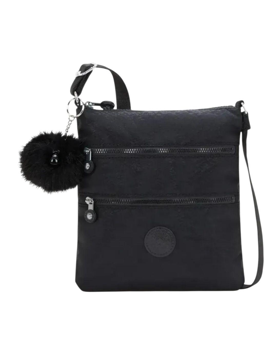 Cartera Bandolera Kipling Keiko Negro-3