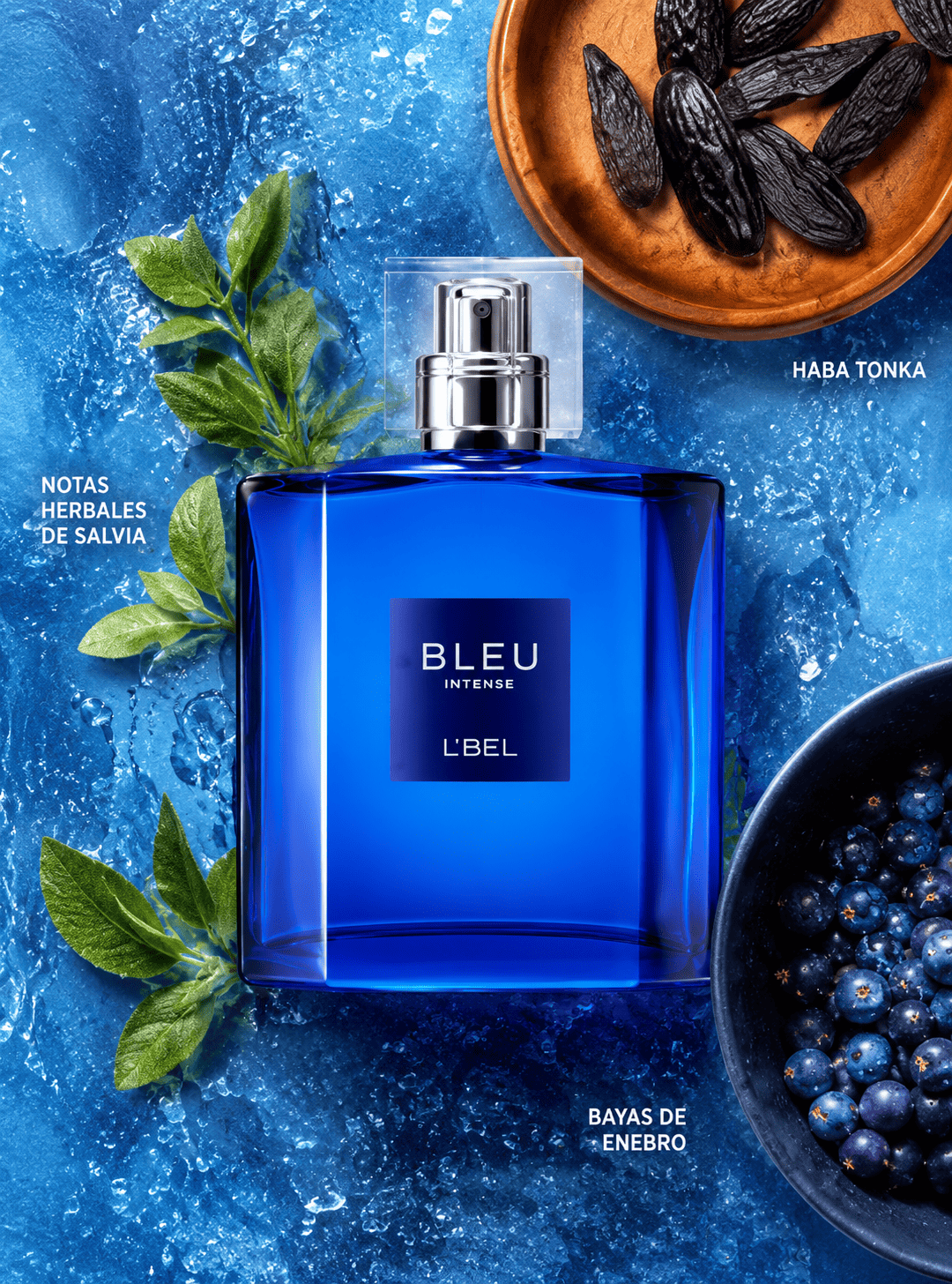 Perfume Bleu Intense L Bel 100ml-1