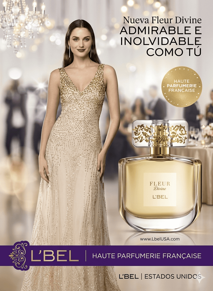 Perfume Fleur Divine L Bel 50ml-3