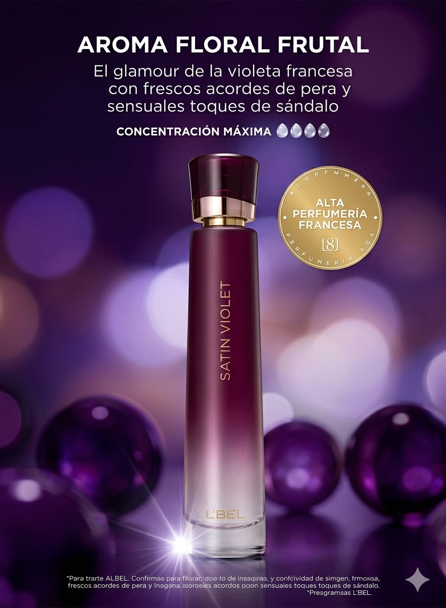 Perfume Satin Violet L Bel 50ml-2