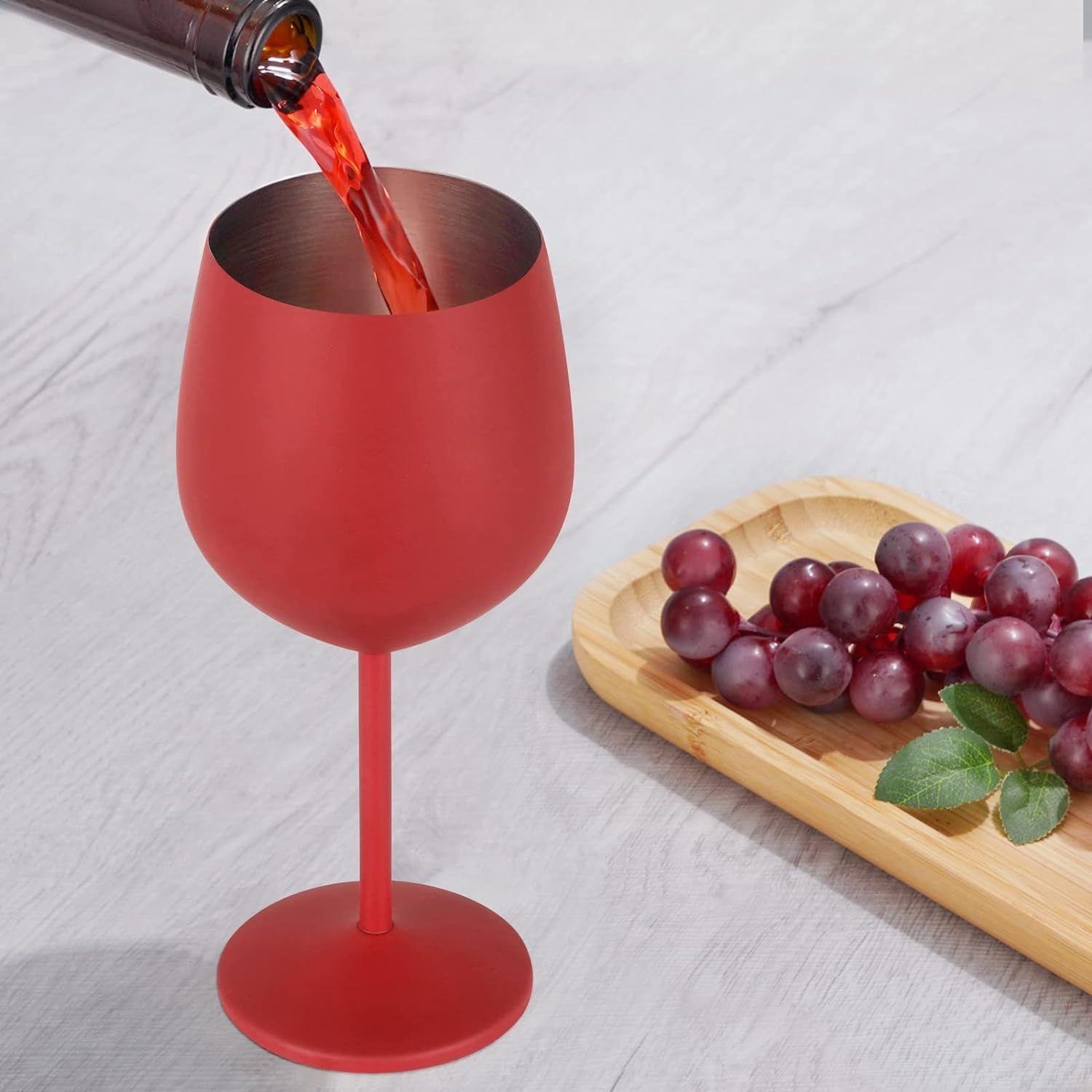 PACK 2 COPAS DE VINO ACERO INOXIDABLE 540ML-2