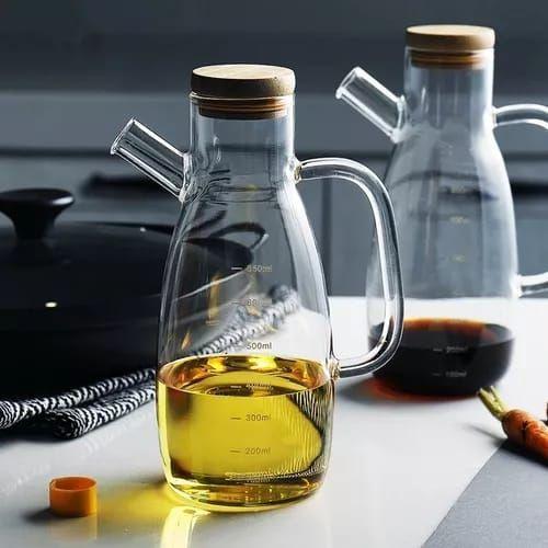 Botella Dispensadora Aceite Vino Especias Con Tapón 500ml-3
