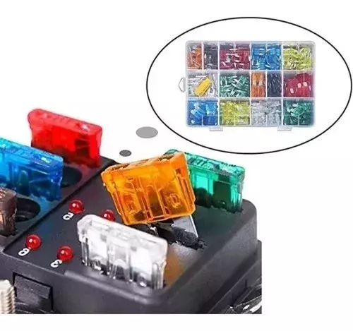 Kit Fusible 300 Unidades Eléctricos 12v Autos Motos + Pinza 300PCS-3