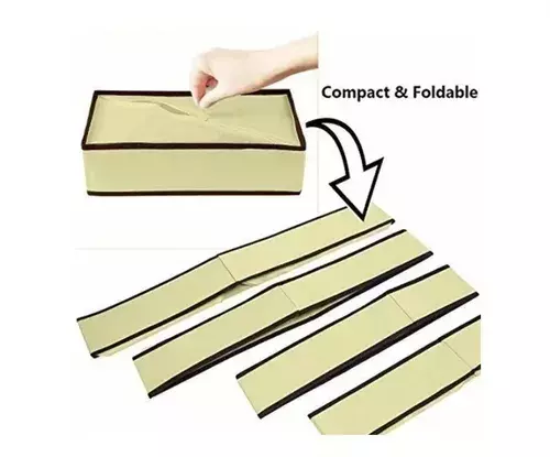 SET DE 4 ORGANIZADOR DE ROPA INTERIOR PLEGABLE PARA CAJONES-4