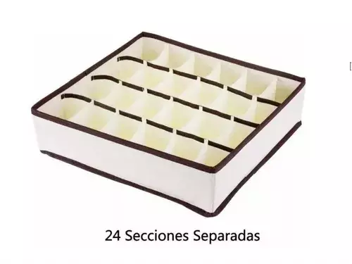 SET DE 4 ORGANIZADOR DE ROPA INTERIOR PLEGABLE PARA CAJONES-3