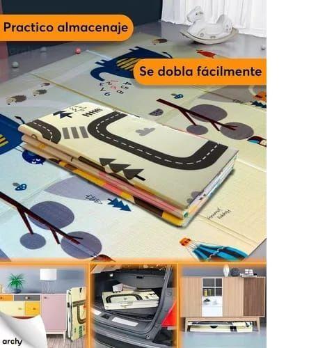 Alfombra Antigolpes Para Niños Bebes Plegable 180*200cm-2