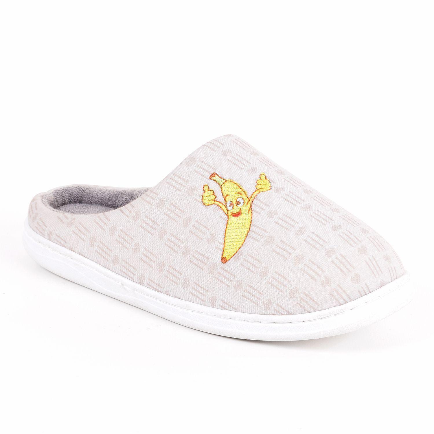 PANTUFLA CHAUDES DAMA EUGENIA TOALLA BANANA BEIGE -0