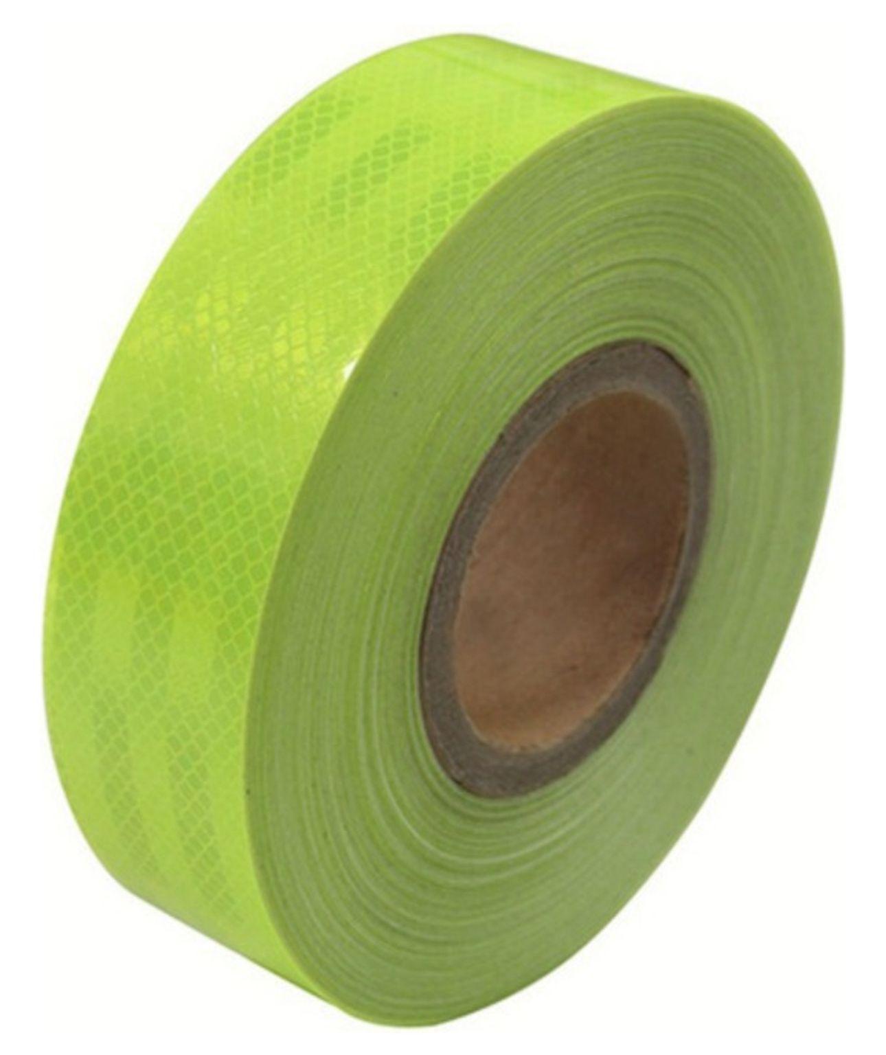 Cinta Reflectante Verde 2,5 cms x 50 metros-0