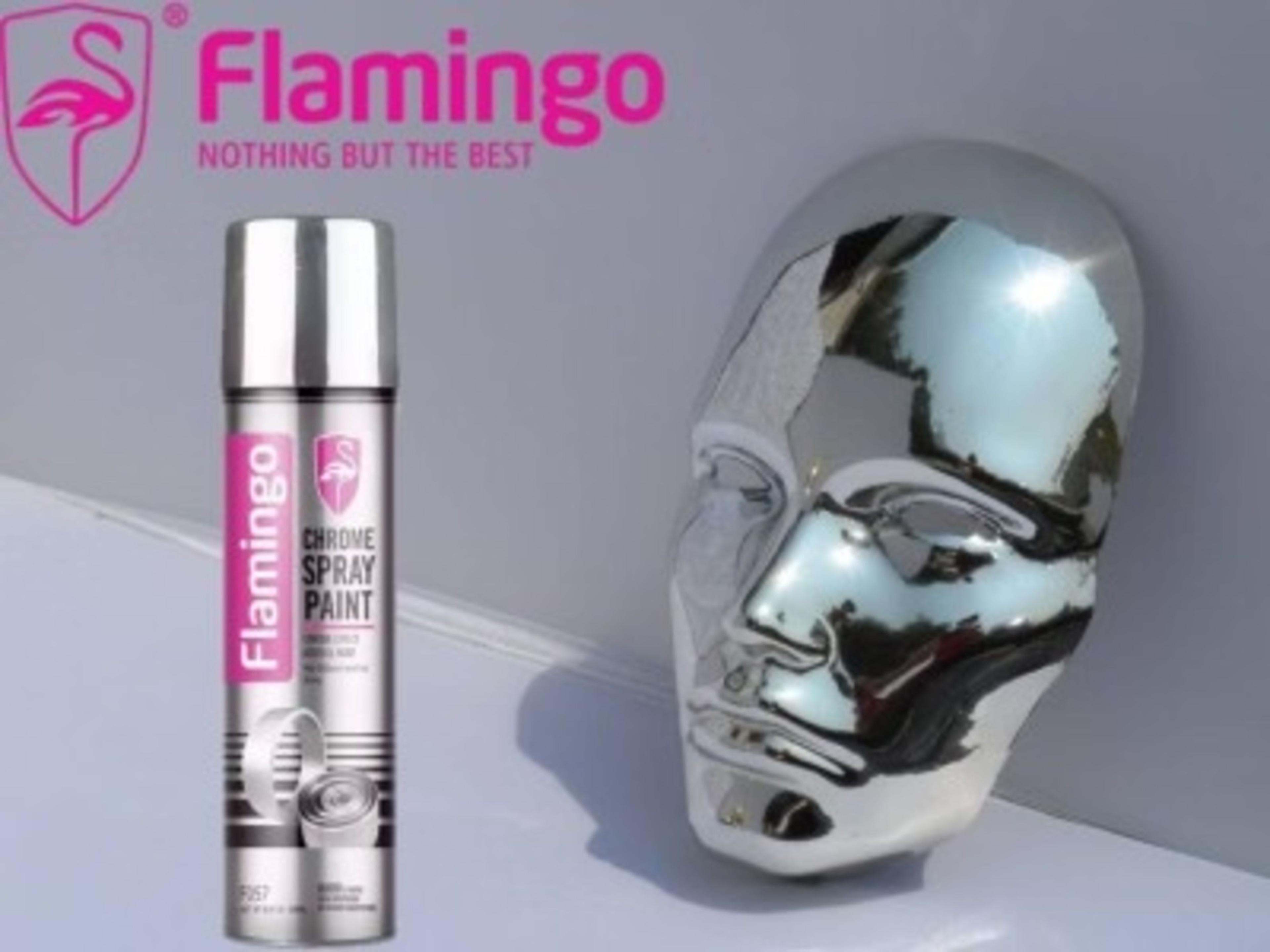 Pintura En Spray Efecto Cromo 330ml Flamingochile-1
