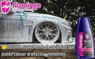 Shampoo Con Cera Para Autos Concentrado 500ml Flamingochile-1