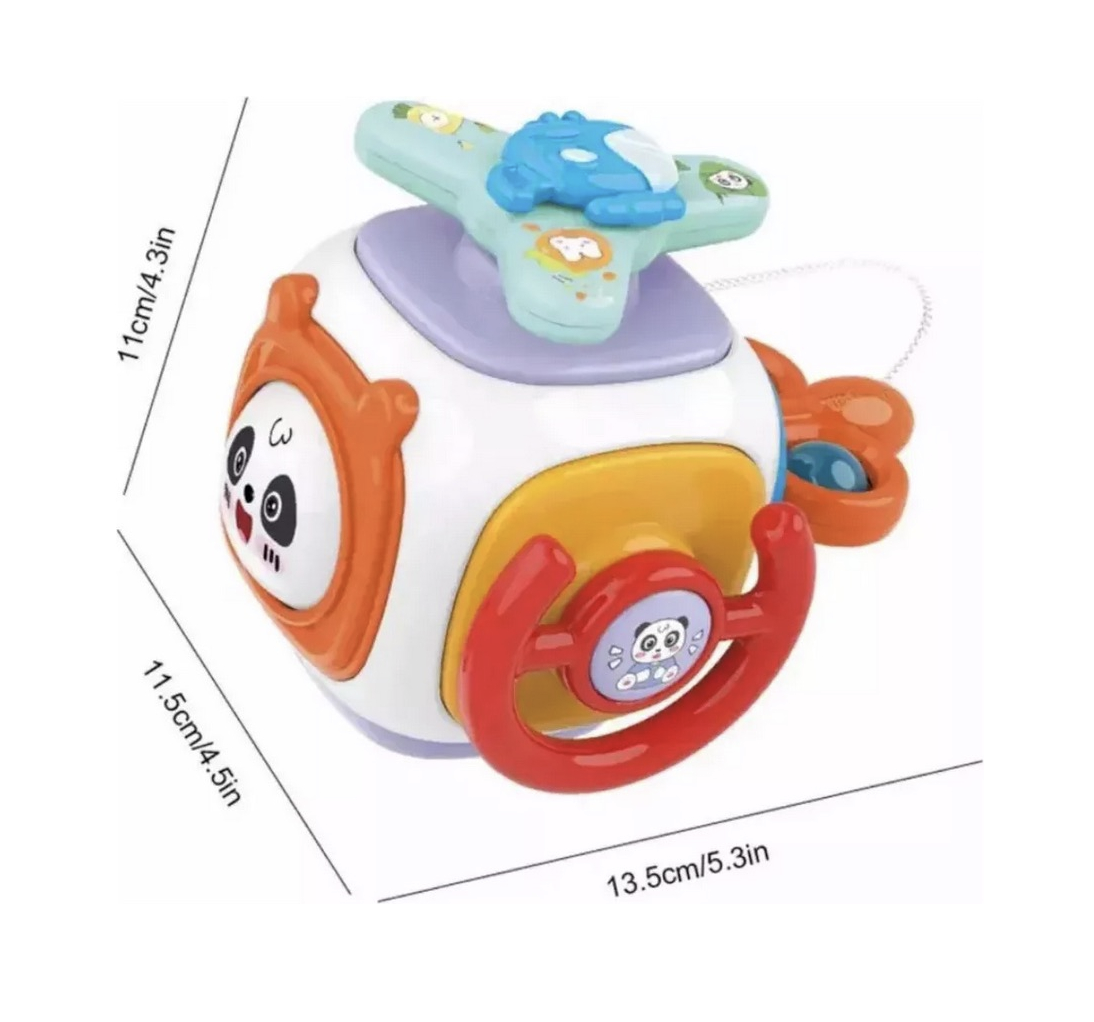Juguete Didáctico Cubo Sensorial 8 En 1 Para Bebe-1