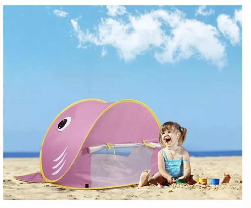 Carpa Playa Con Piscina Para Niños Y Bebes Portatil-2