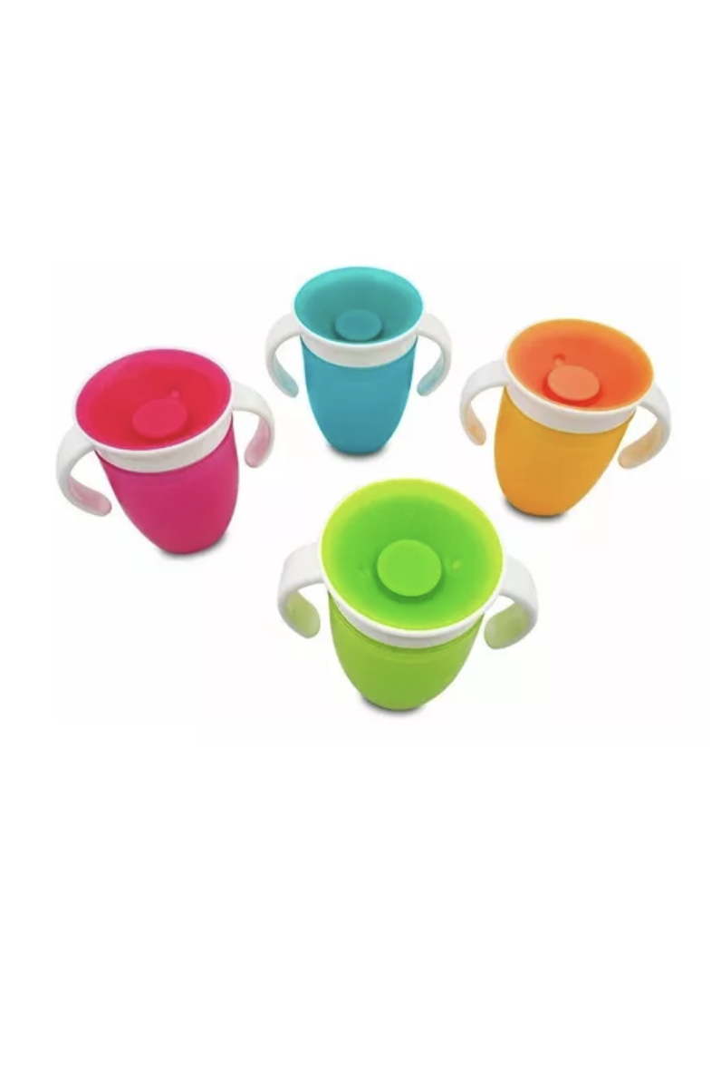 Vaso Taza 360 Entrenador Antiderrame Bebé Colores -2