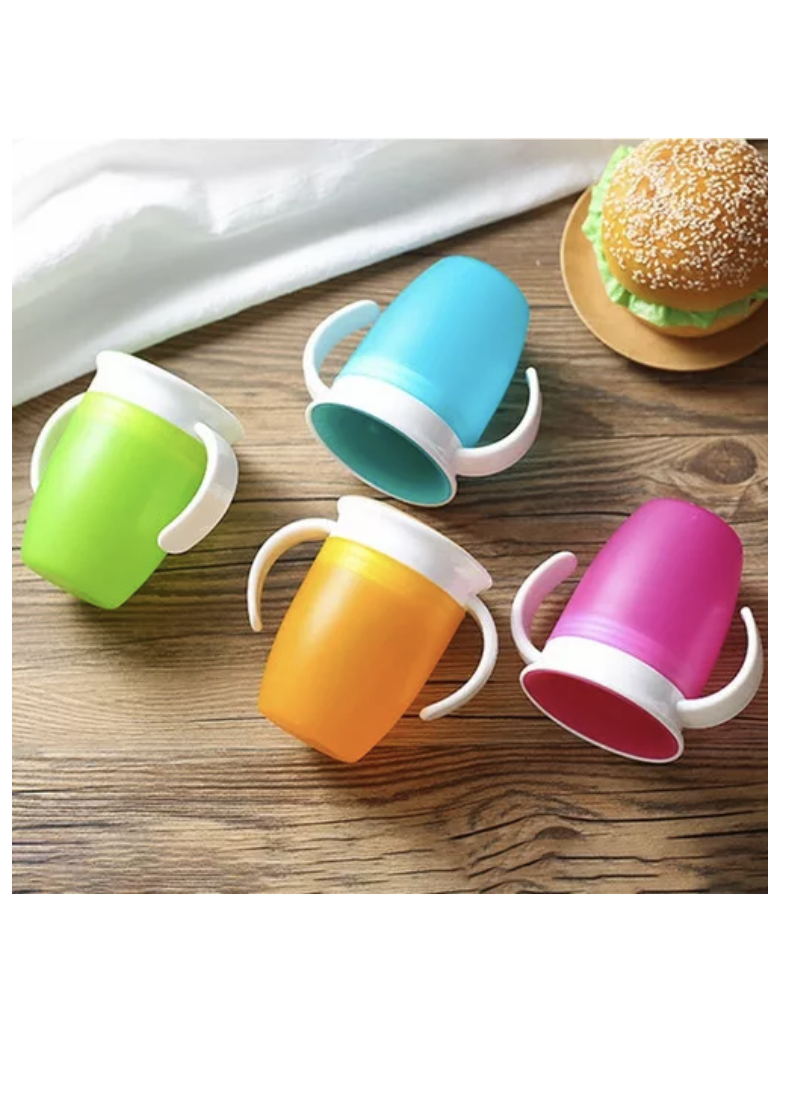 Vaso Taza 360 Entrenador Antiderrame Bebé Colores -4