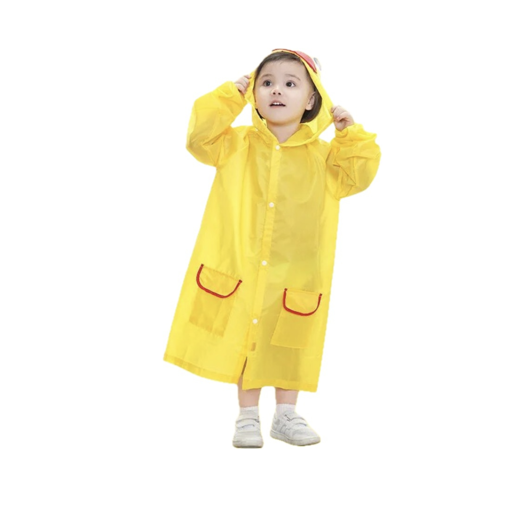 Poncho Impermeable Para Niños Diferentes Colore-0