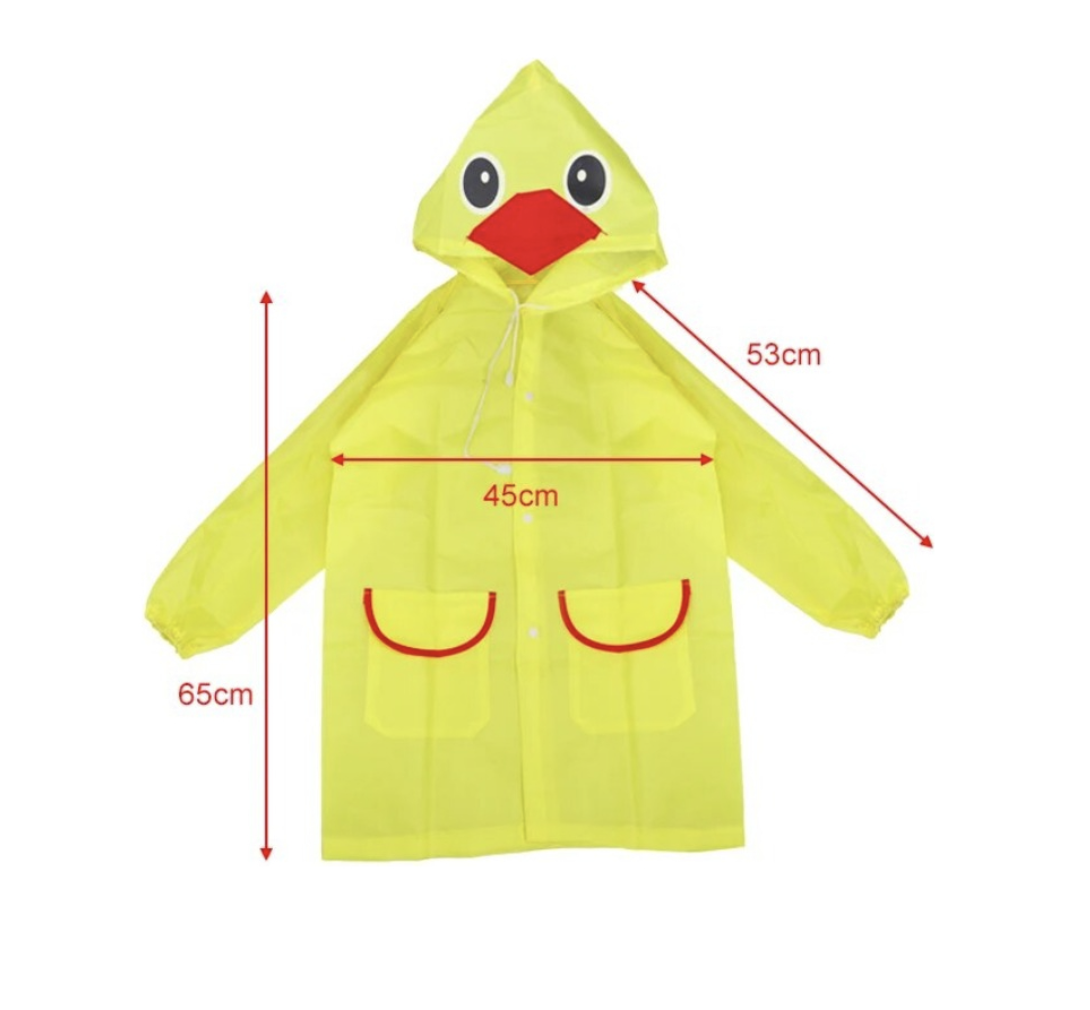 Poncho Impermeable Para Niños Diferentes Colore-1