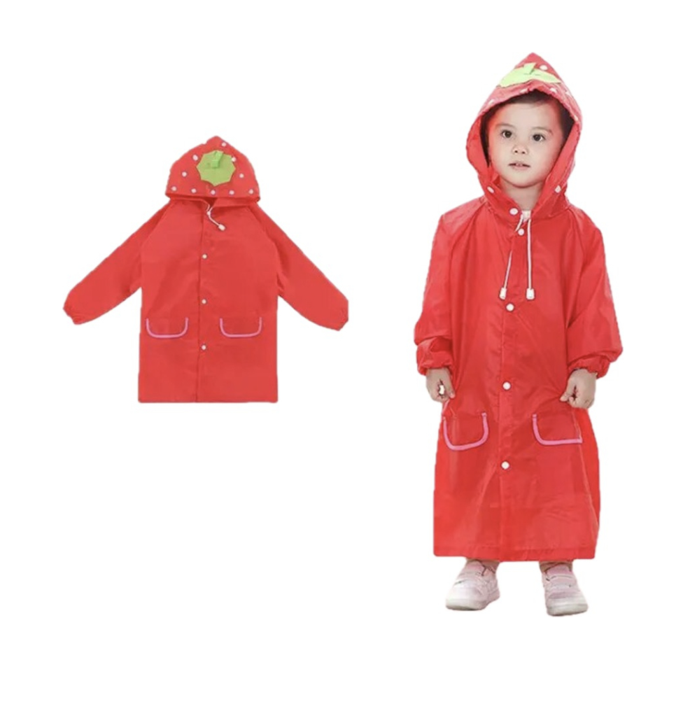 Poncho Impermeable Para Niños Diferentes Colore-0