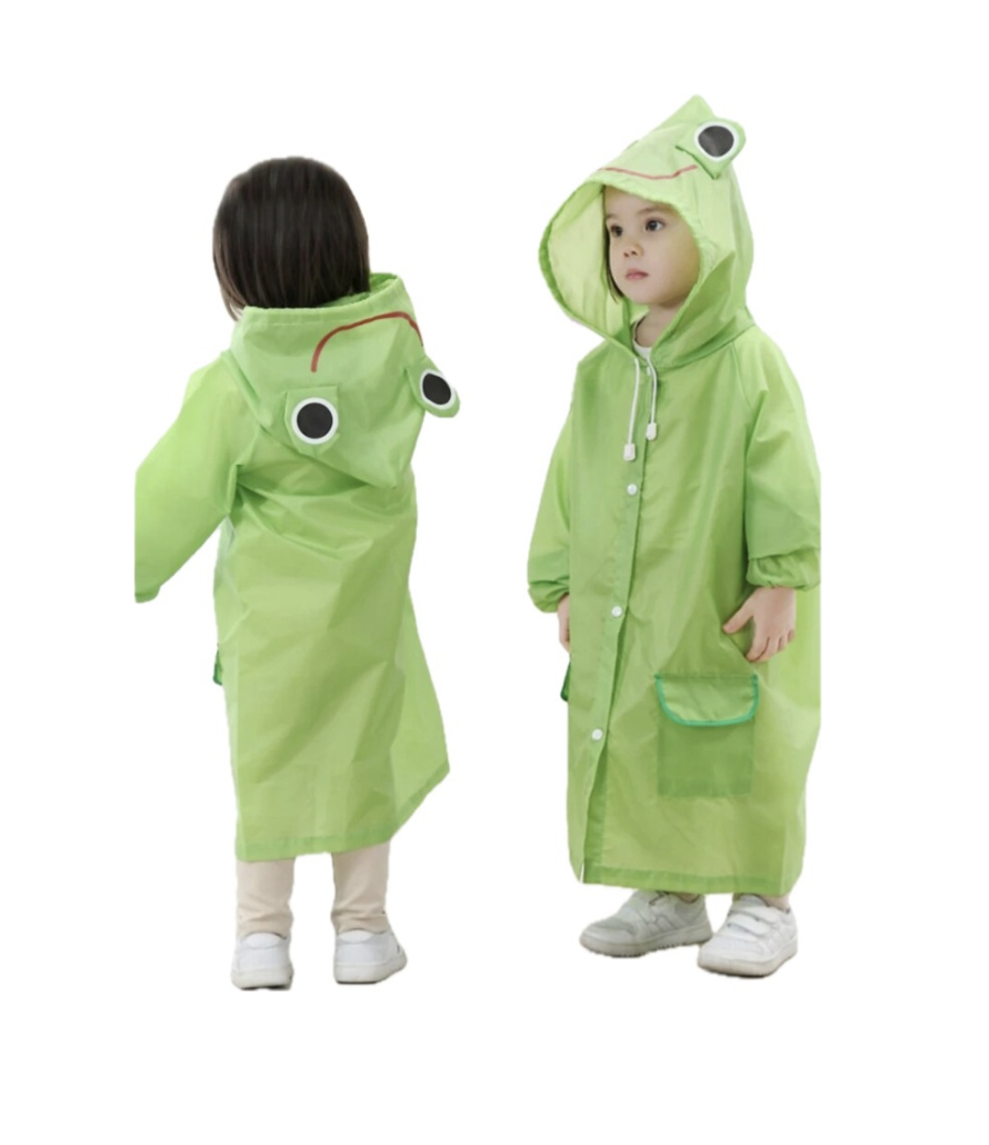 Poncho Impermeable Para Niños Diferentes Colore-0