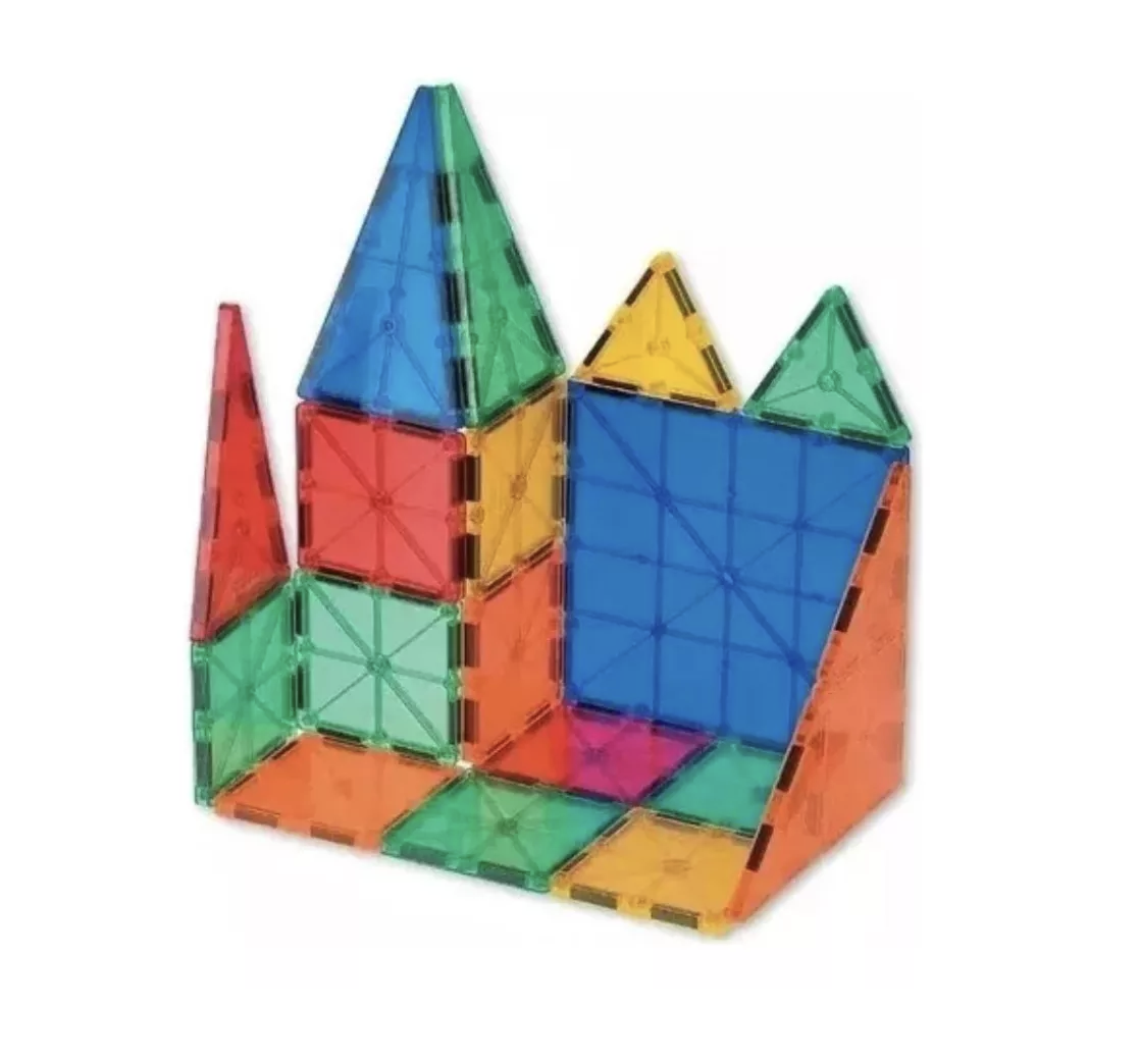 Bloques Magnéticos Genéricos 32 Piezas - Auto Cohete Didactico-2