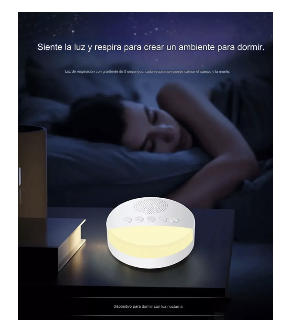 Máquina Ruido Blanco Sonido Profesional Adulto Bebé-1