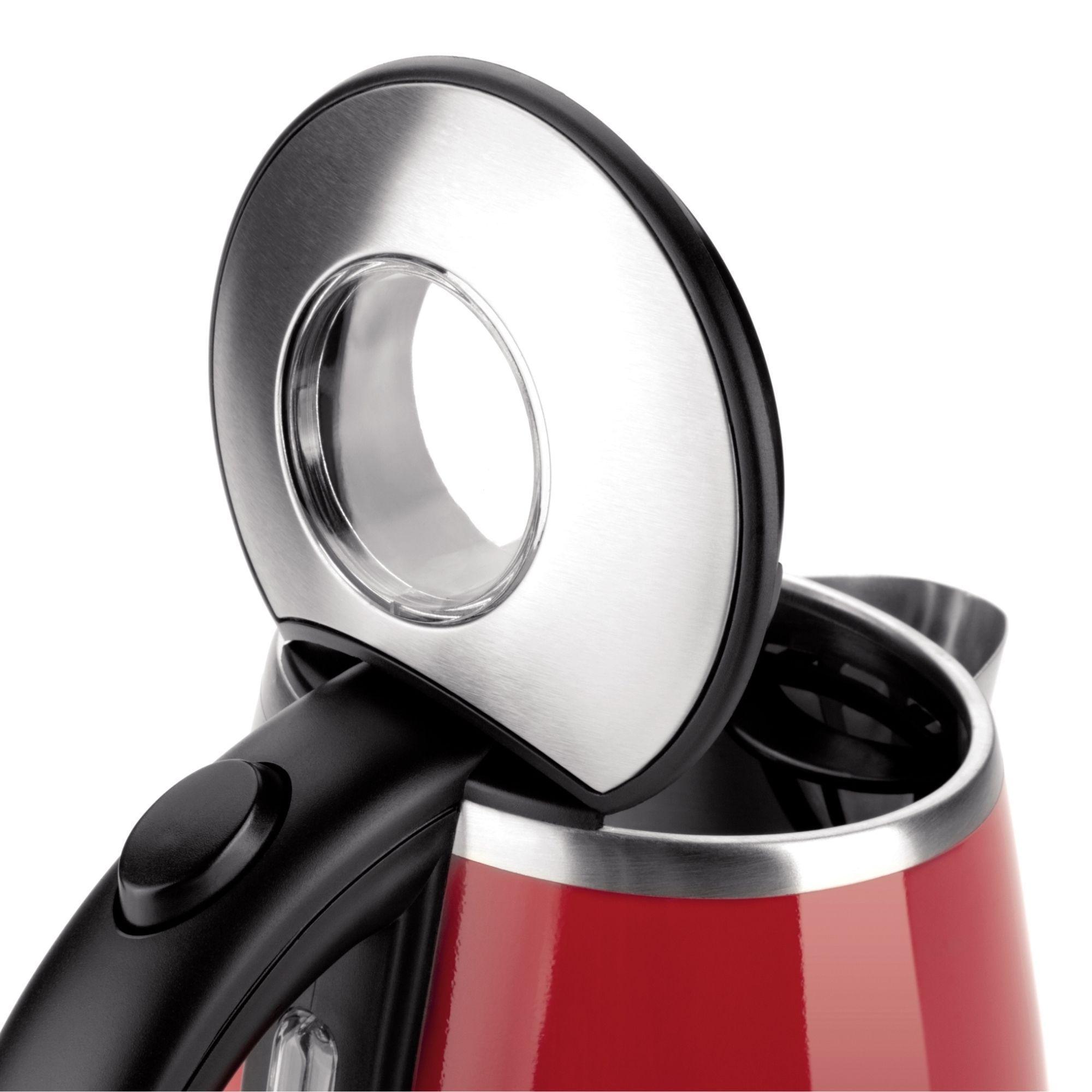 Hervidor Ufesa HA1274E Inox Rojo 1,7 Lts-5