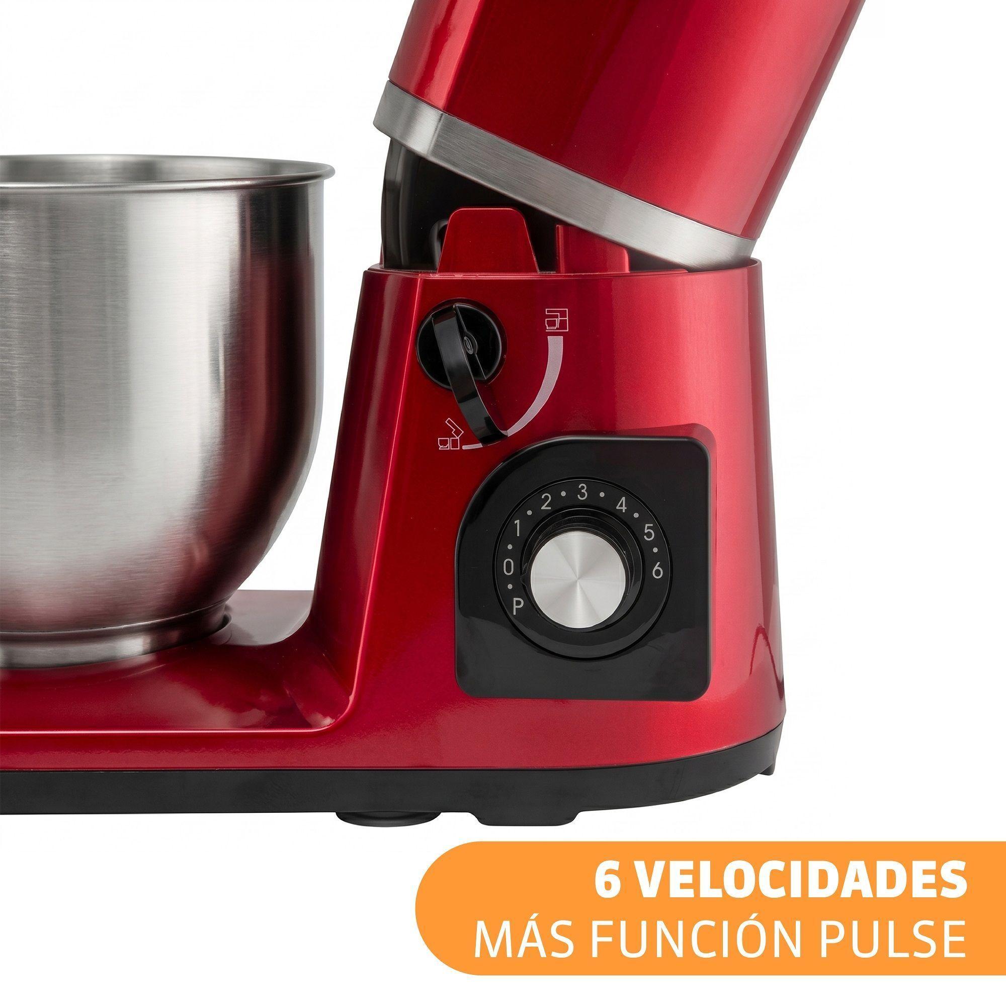 Batidora Pedestal Somela Serie Berry Mixer KM3000 Rojo-5