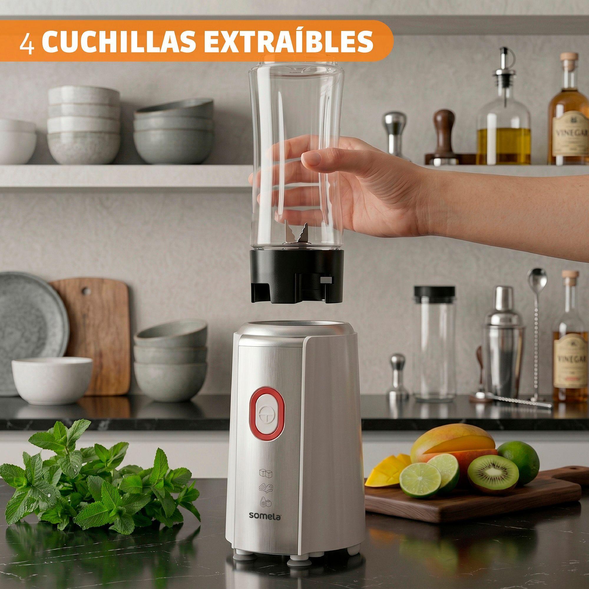 Licuadora Personal Somela PB260 Nutriexpert Blanco 0 6 Lts 500 W-2