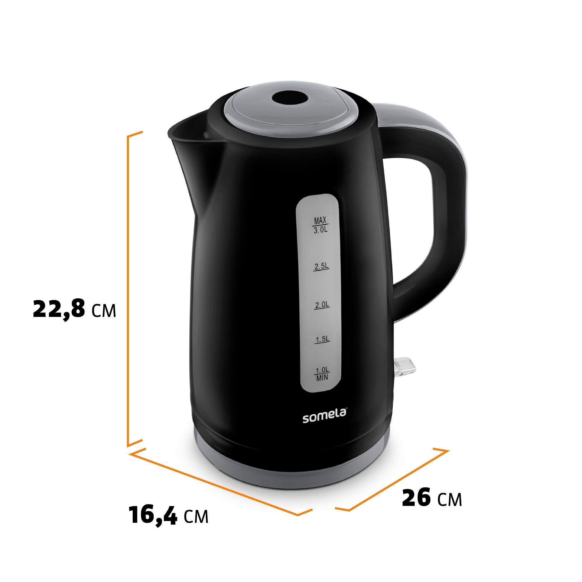 Hervidor Somela HE570 EasyBoil XL Negro 3 Lts 2200 W-7