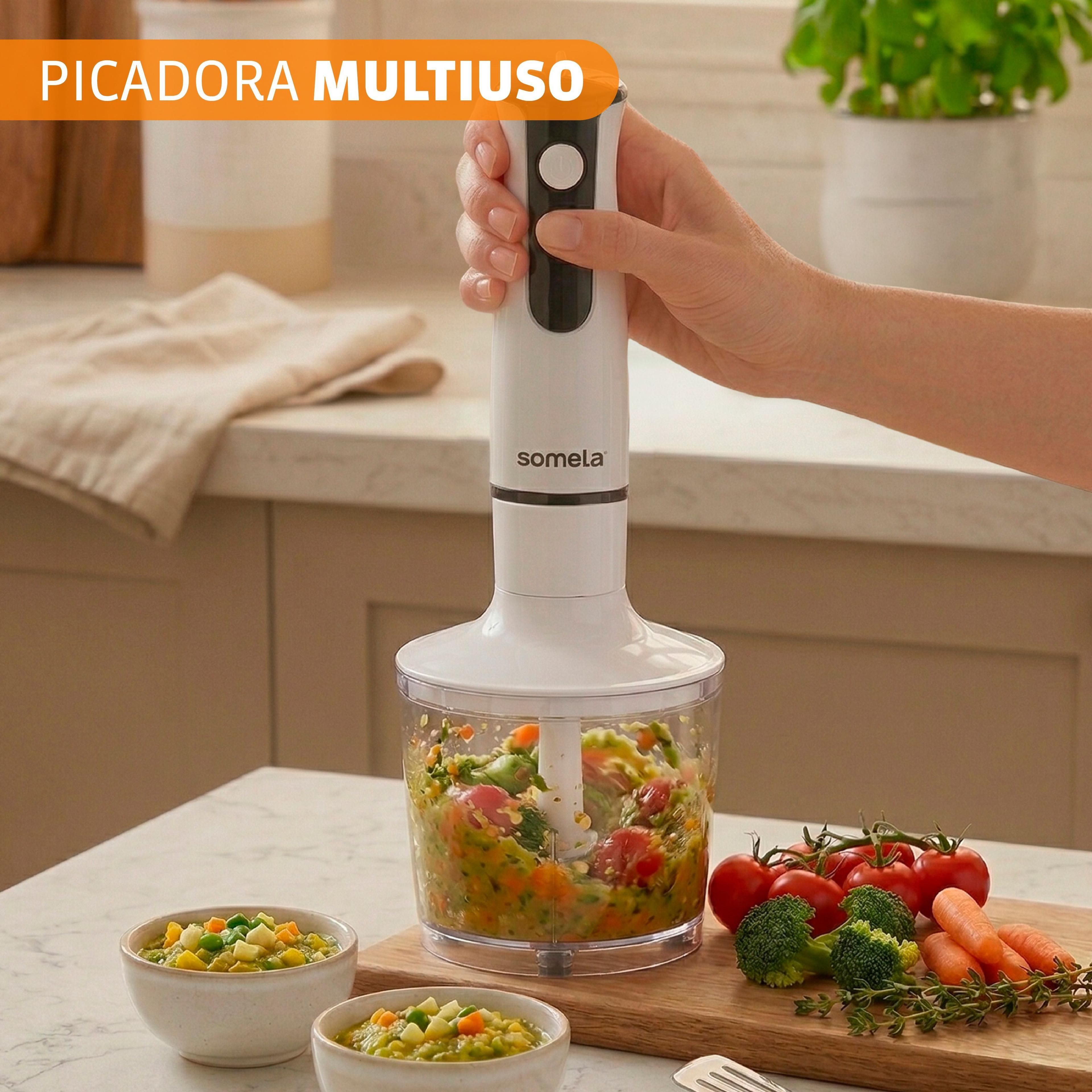 Minipimer Somela HB2500 BerryMix Plus Blanco-4