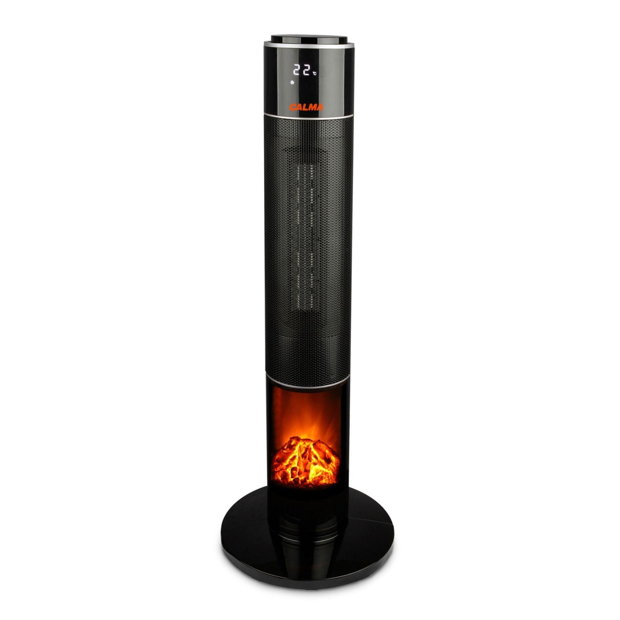 Estufa Eléctrica Calma Torre PTC Flame PTC4000 - 2000 W-0