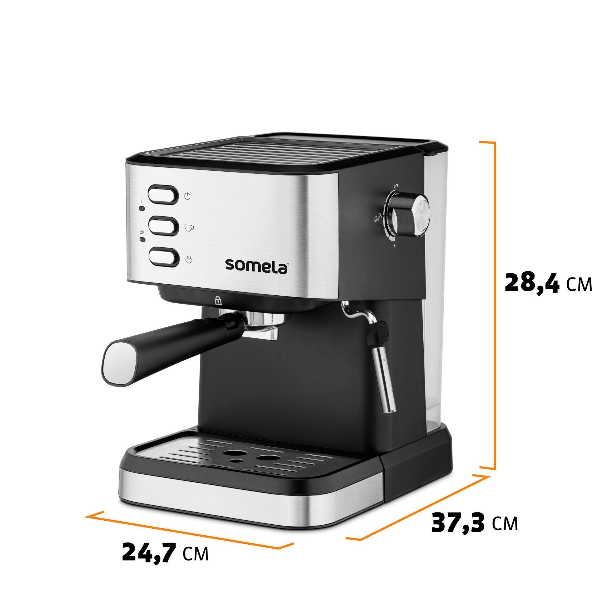 Cafetera Expresso Somela Capresso Caps Gris 1 5 Lts 1050 W-5