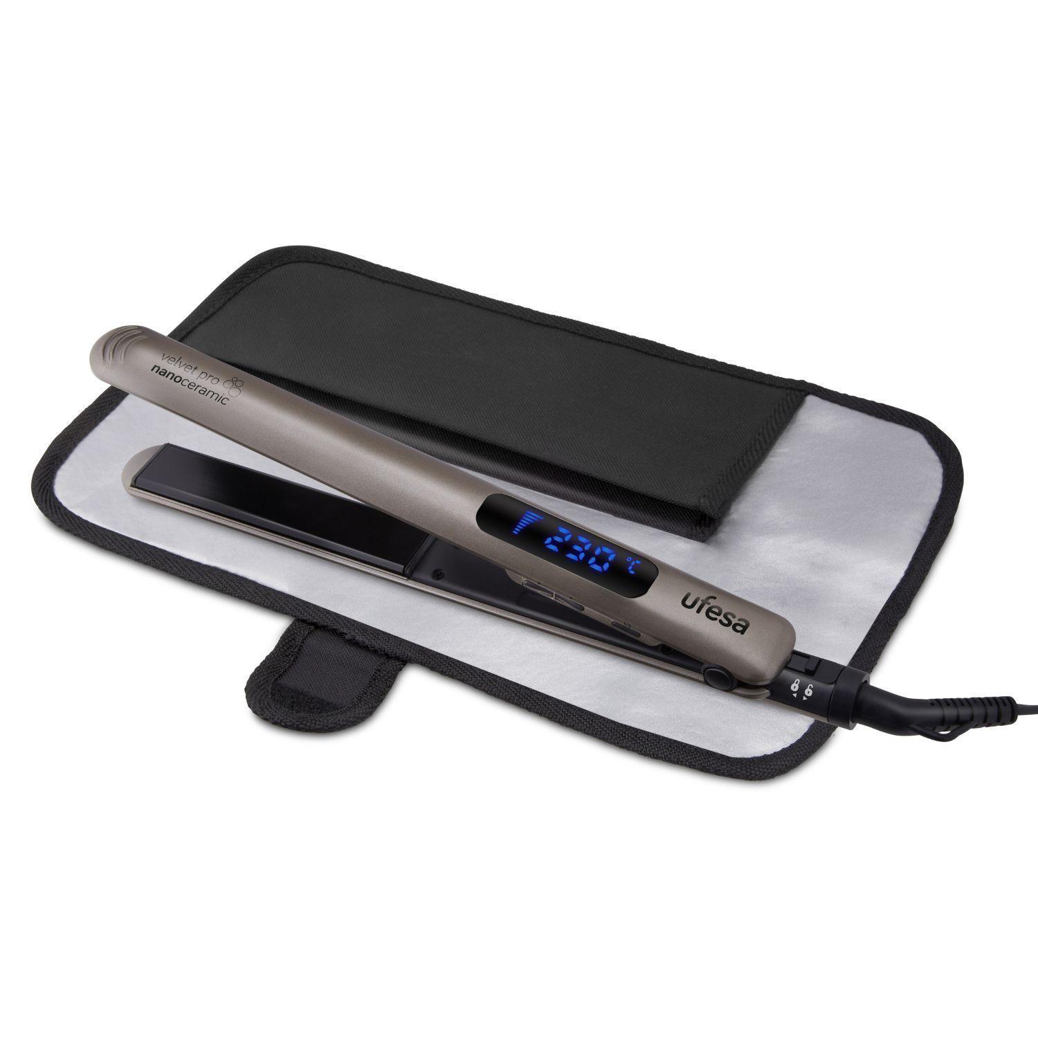 Plancha de Pelo de Nano Ceramica Ufesa PP5500 Velvet Pro-2