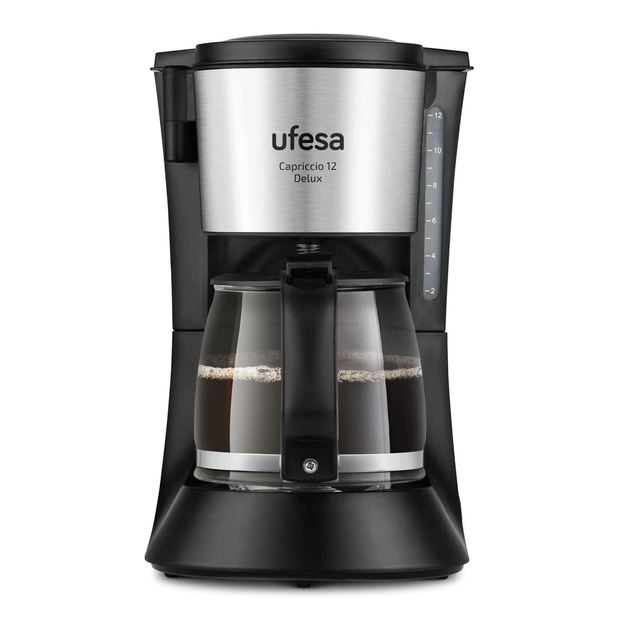 Cafetera de Goteo Ufesa CAPRICCIO 12 Delux - 680 W-0