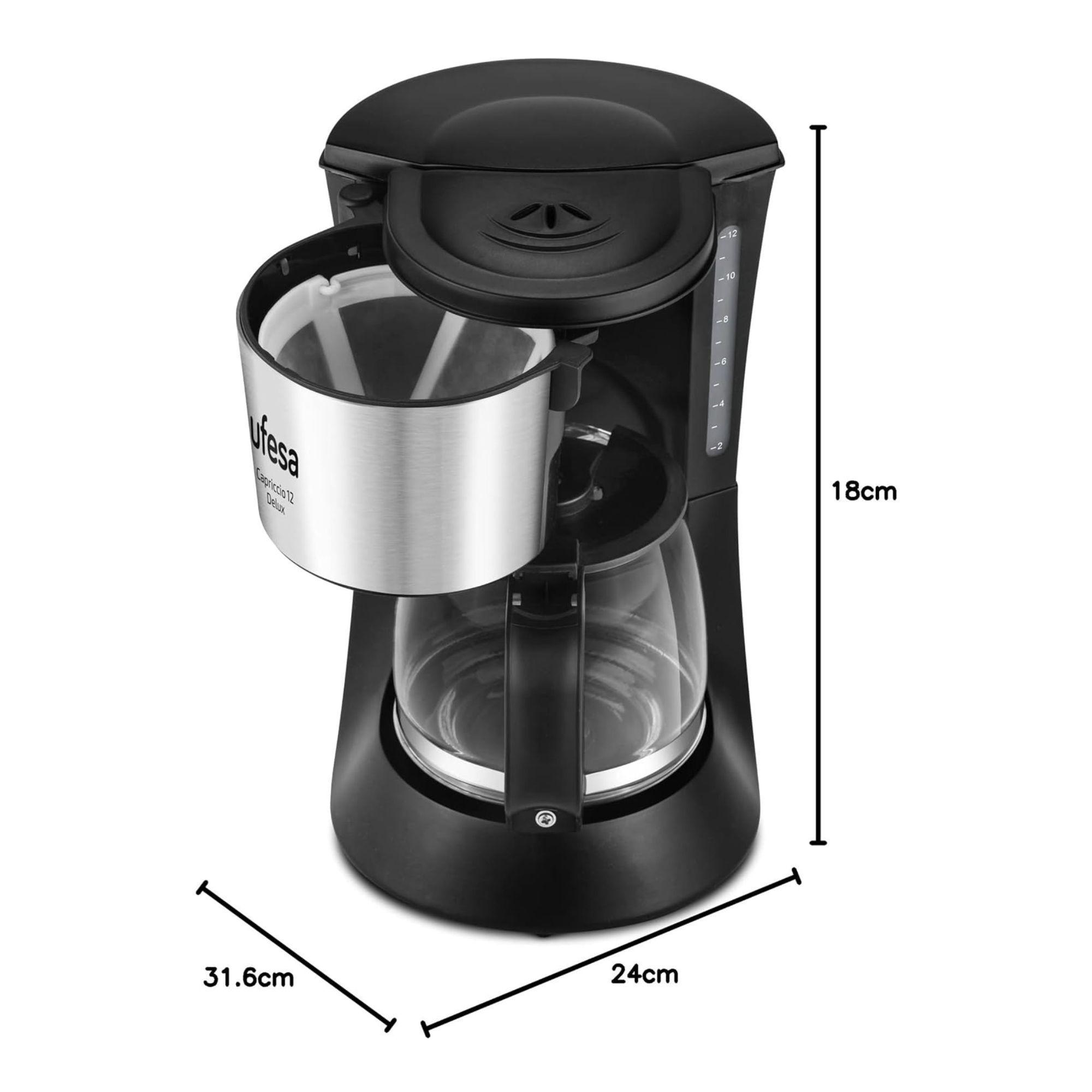 Cafetera de Goteo Ufesa CAPRICCIO 12 Delux - 680 W-6