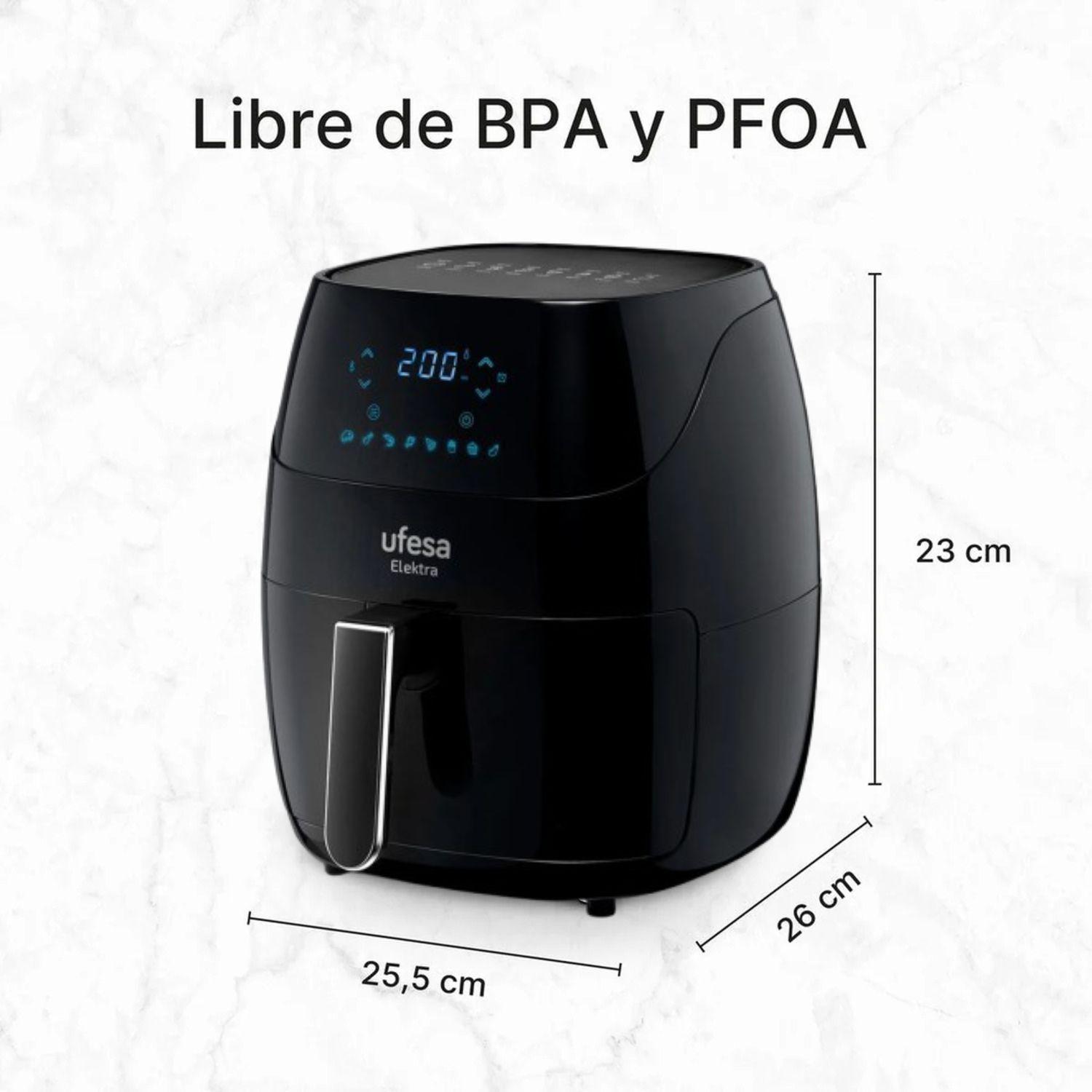 Freidora de Aire Digital Ufesa ELEKTRA 5 Lts - 1500 W-4