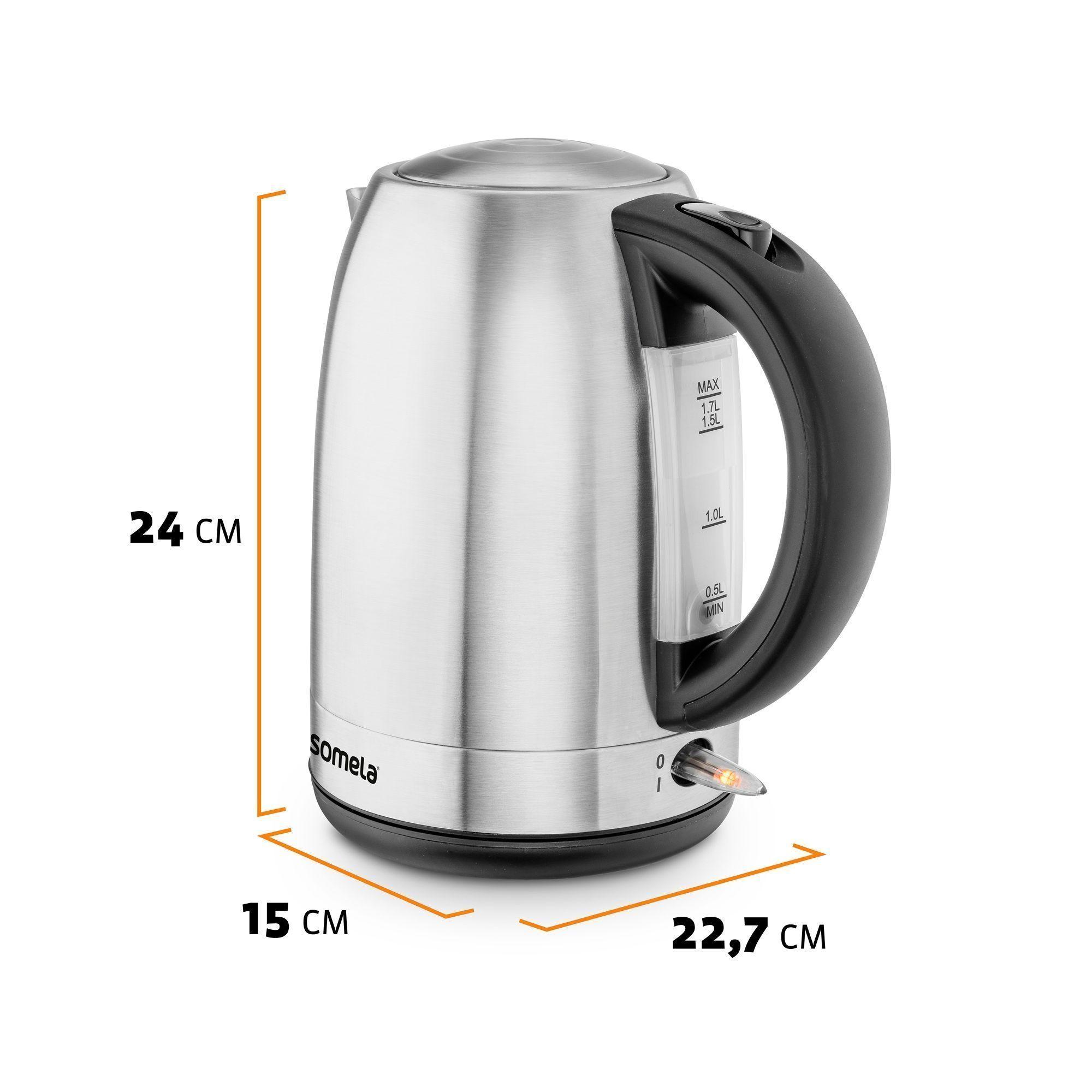 Hervidor Somela HE1725 InoxBoil Gris 1 7 Lts 2200 W-6