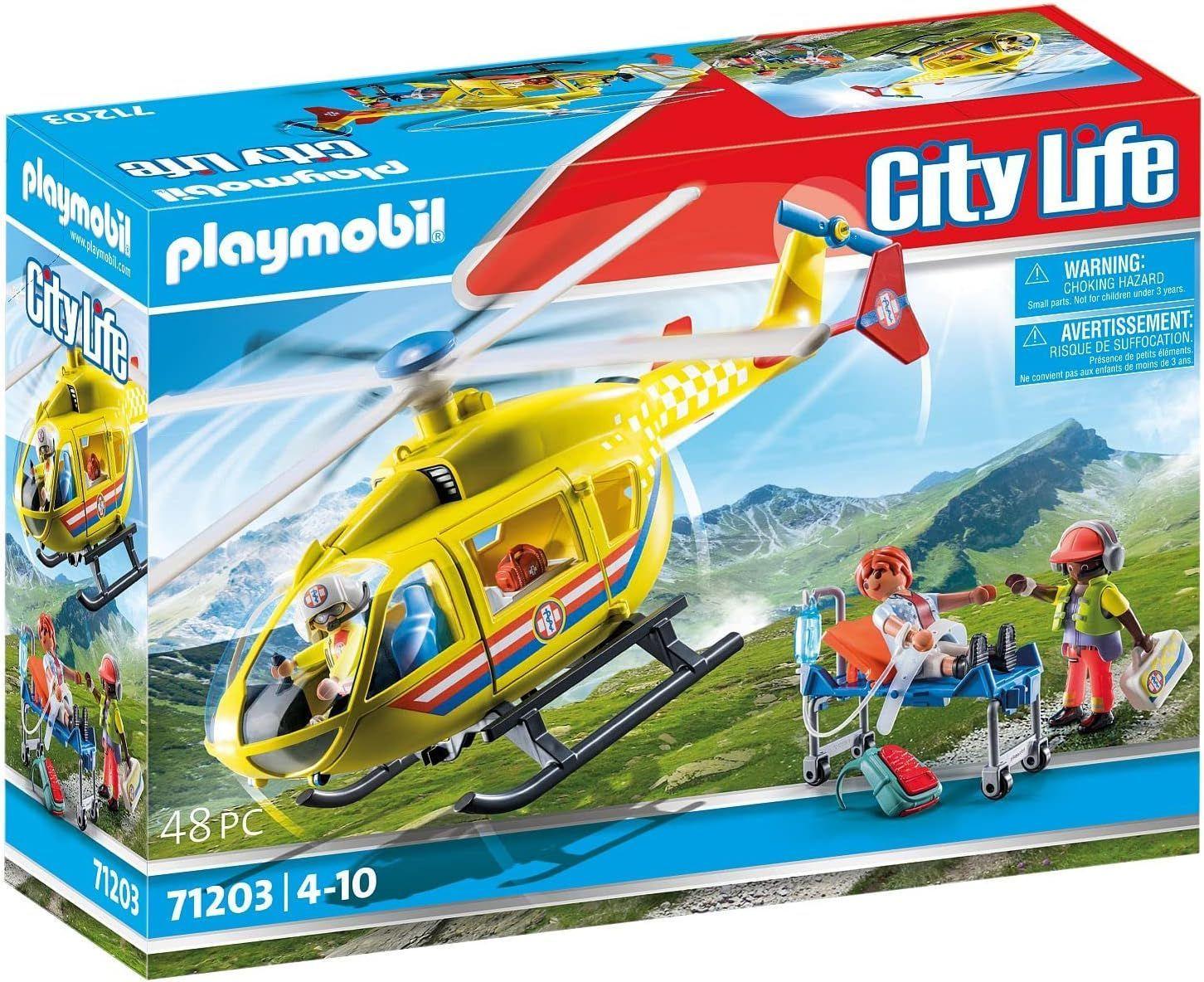 PLAYMOBIL HELICÓPTERO MÉDICO PM71203-0
