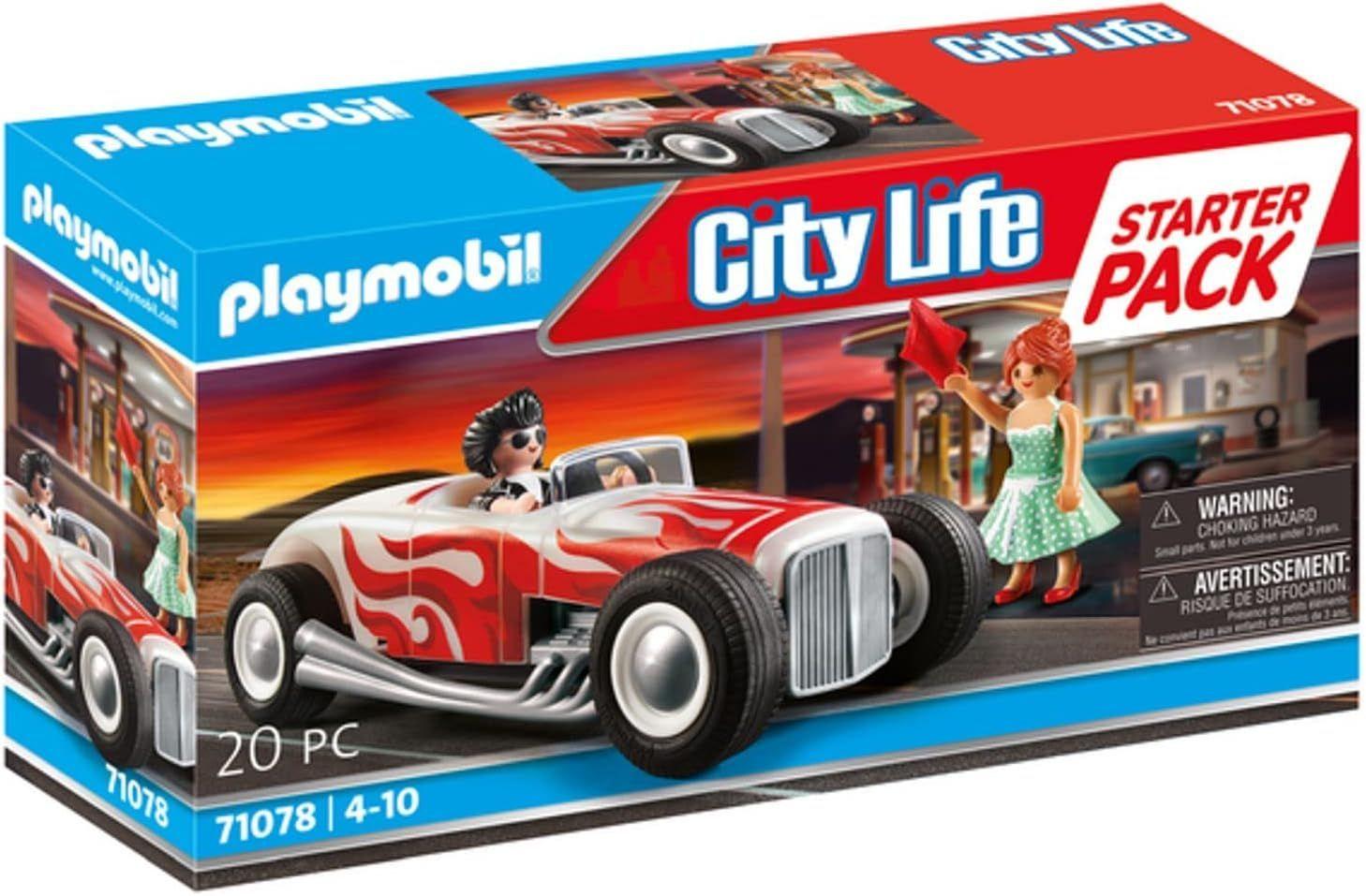 PLAYMOBIL PAQUETE DE INICIO HOT ROD PM71078-0