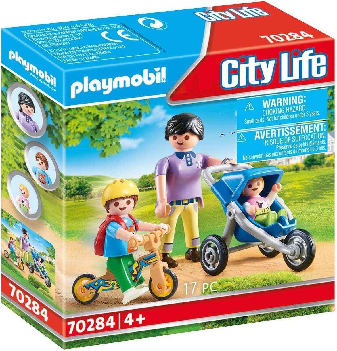 PLAYMOBIL MADRE CON HIJOS PM70284-0