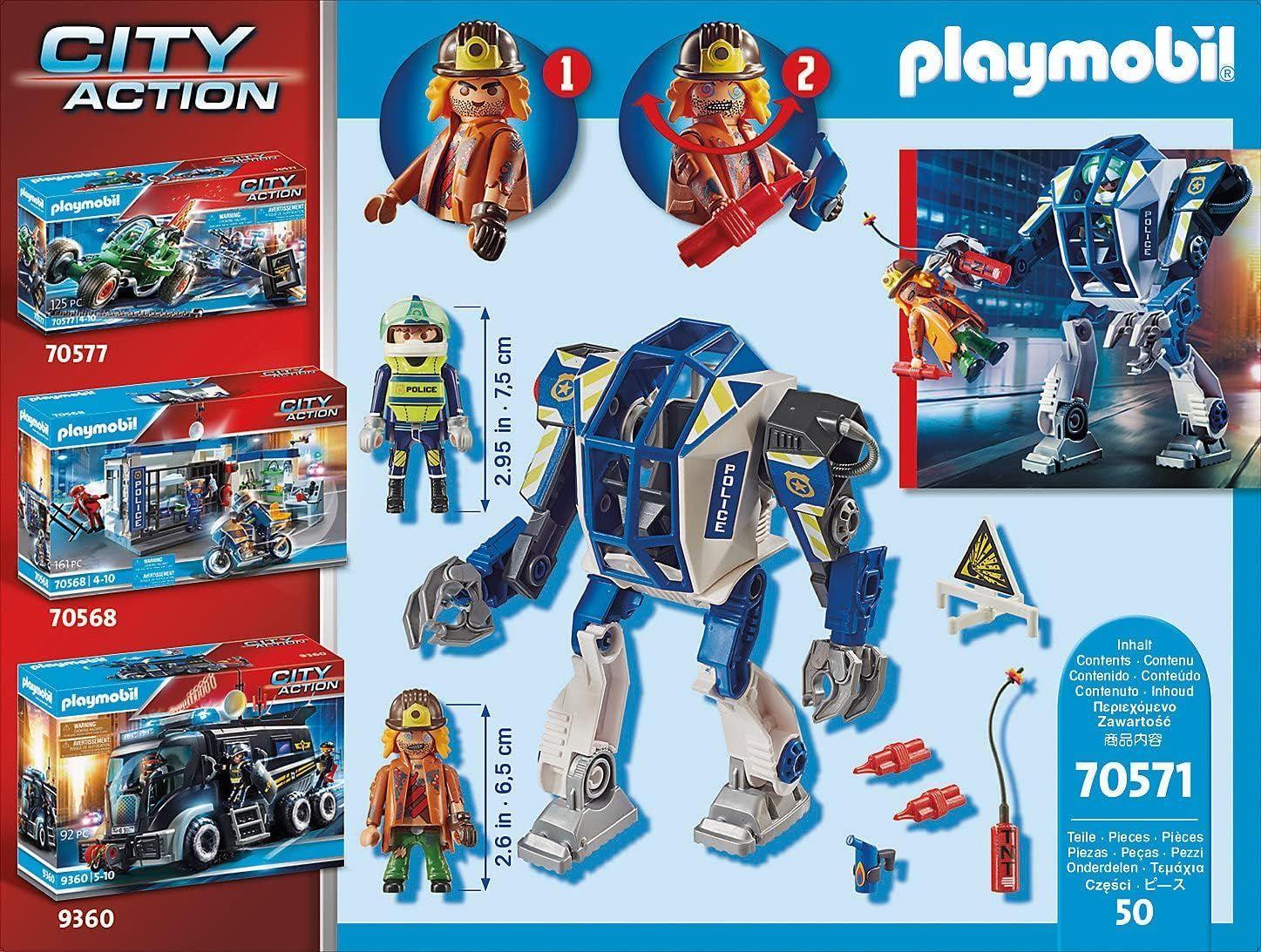 PLAYMOBIL ROBOT POLICIA: OPERACIÓN ESPECIAL PM70571-2