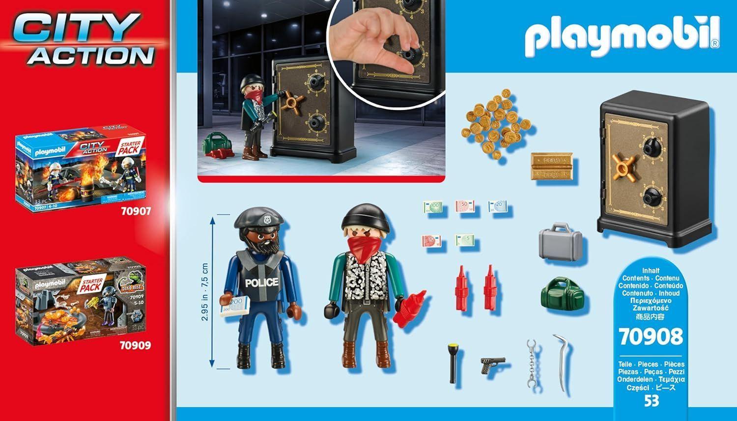 PLAYMOBIL STARTER PACK BANK ROBBERY PM70908-4