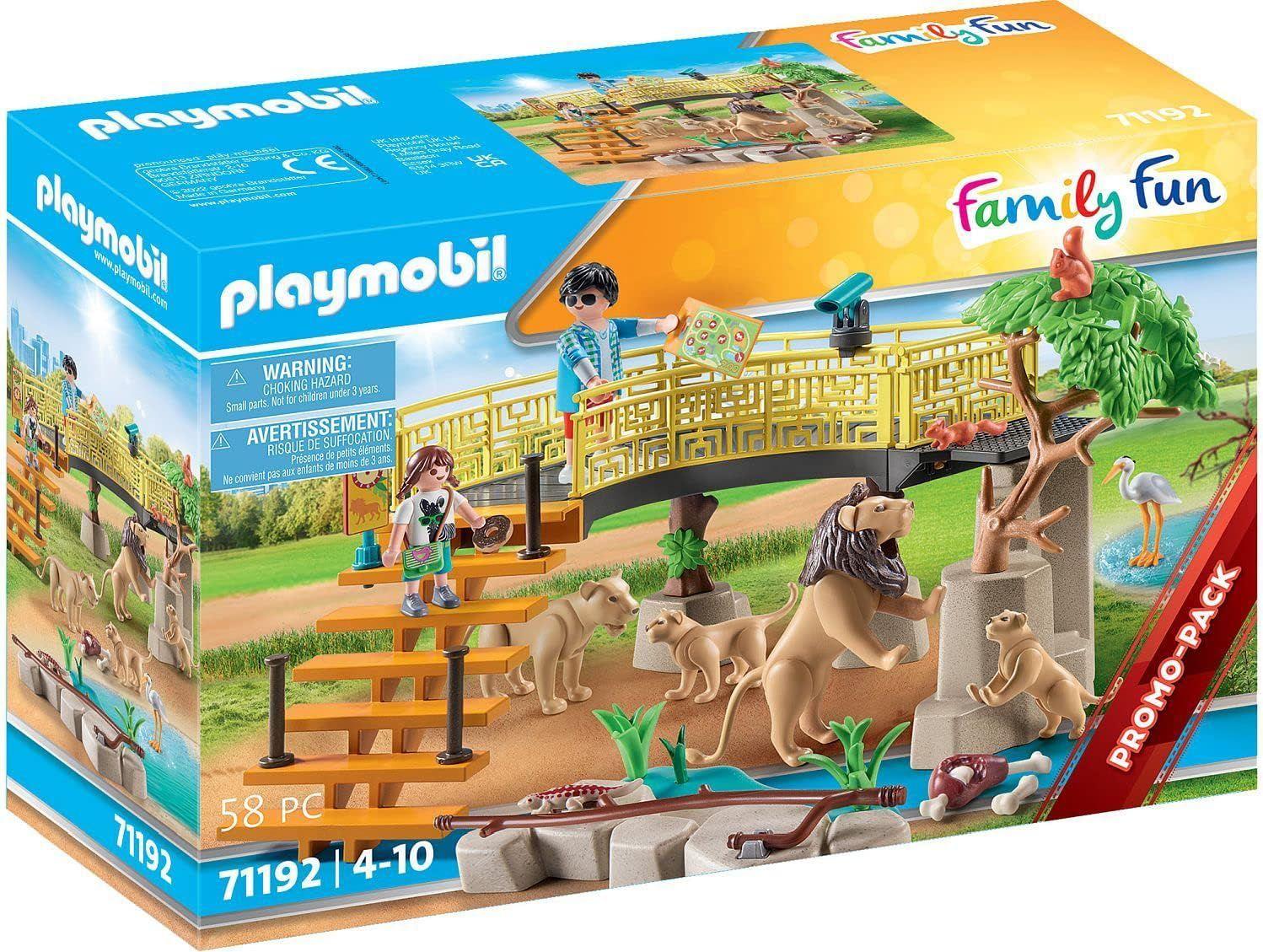 PLAYMOBIL RECINTO PARA LEONES AL AIRE LIBRE PM71192-0