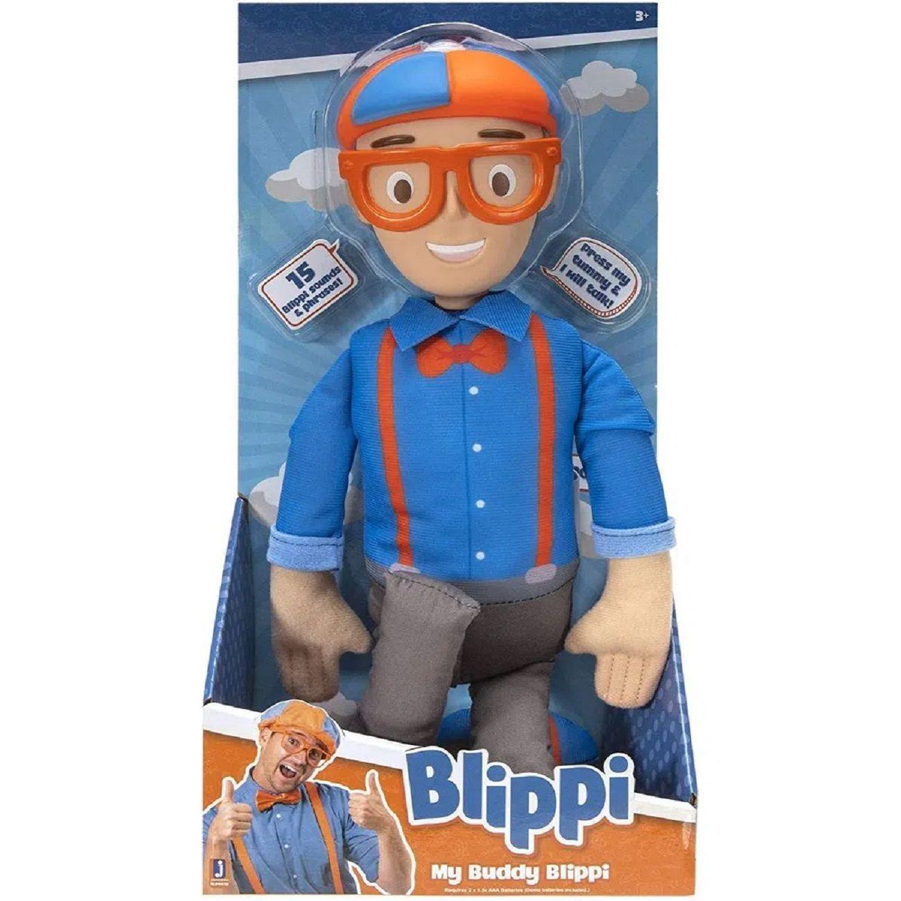 Peluche Blippi Interactivo 15 Frases En Español / Original-0
