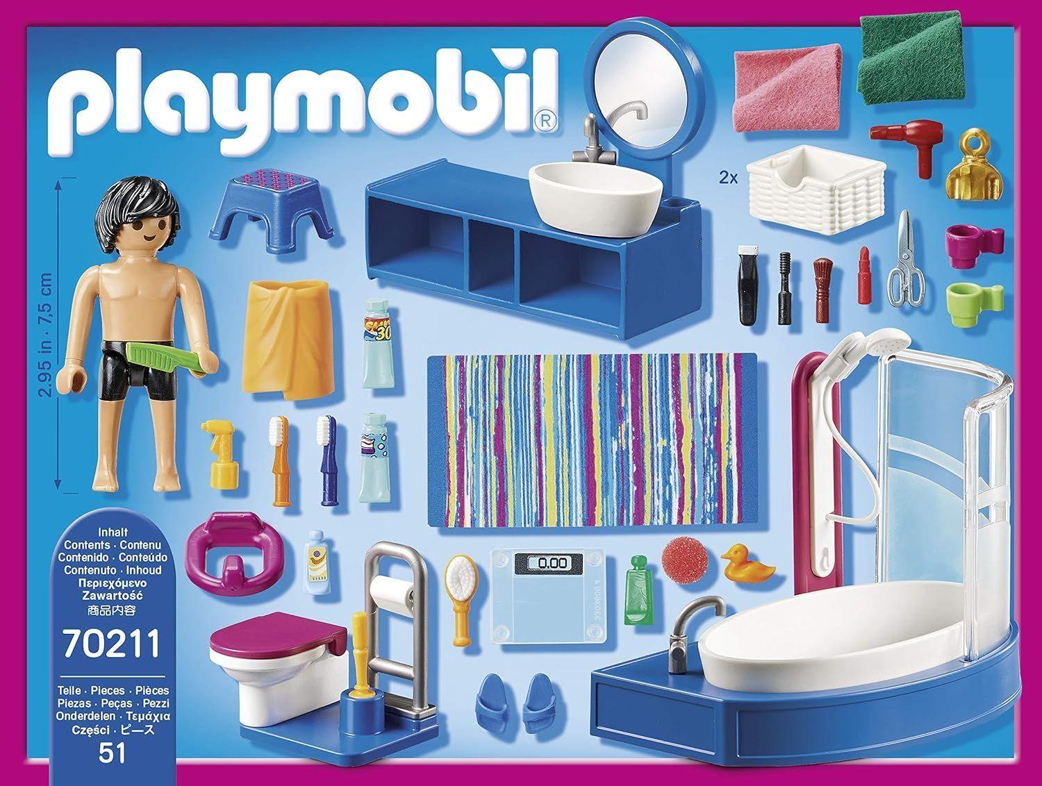 PLAYMOBIL BATHROOM WITH TUB PM70211-4
