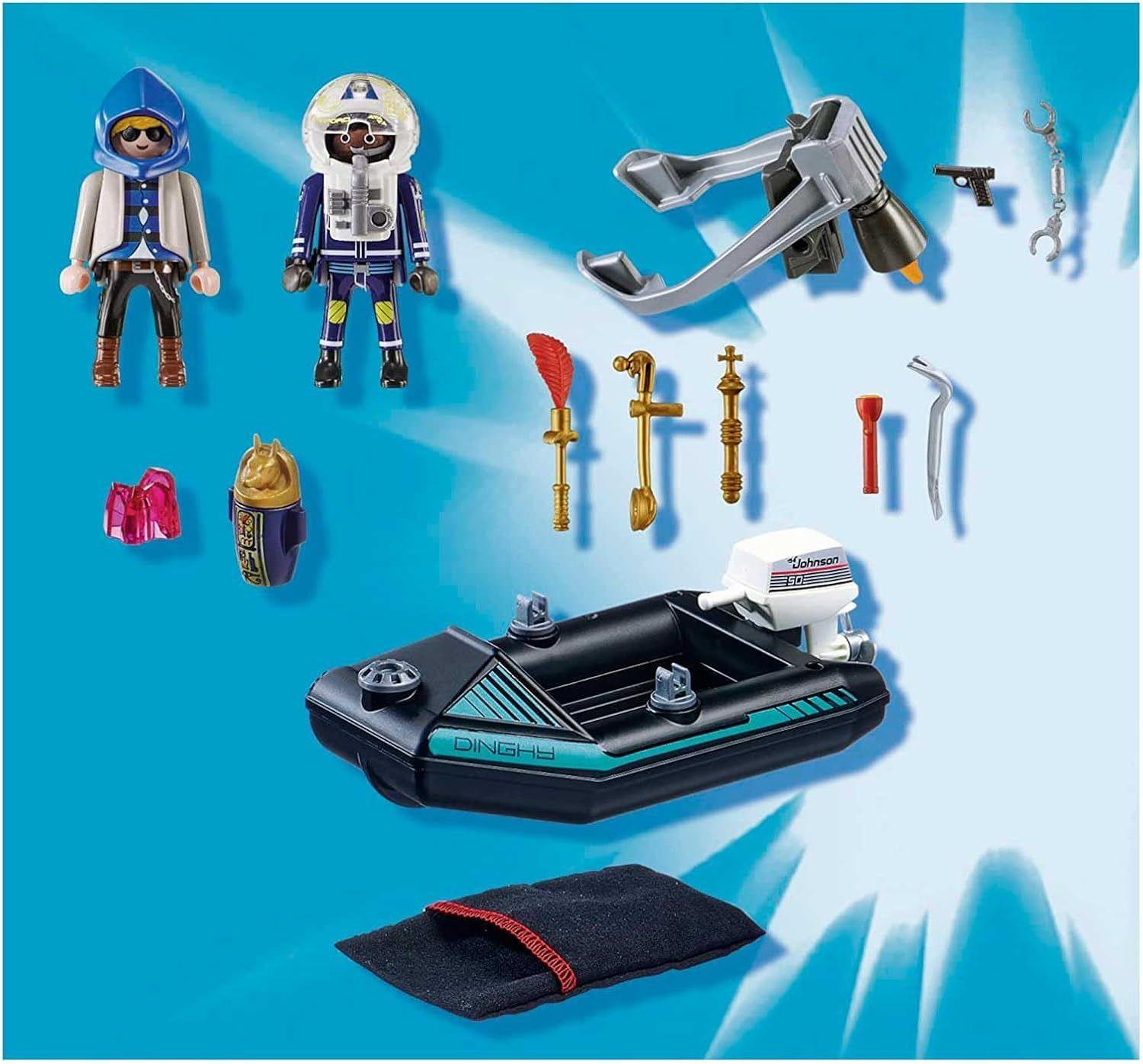 PLAYMOBIL POLICE JET PACK WITH BOAT PM70782-2