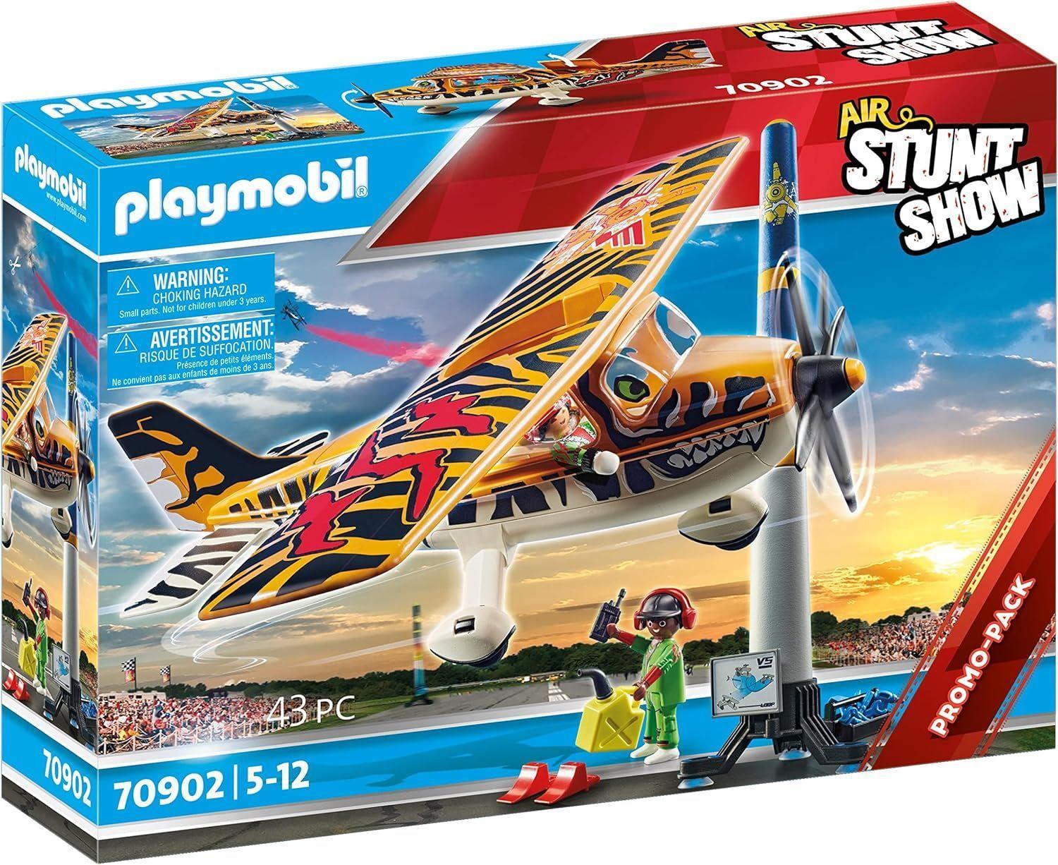 PLAYMOBIL AIR STUNT SHOW TIGER PROPELLER PLANE PM70902-0