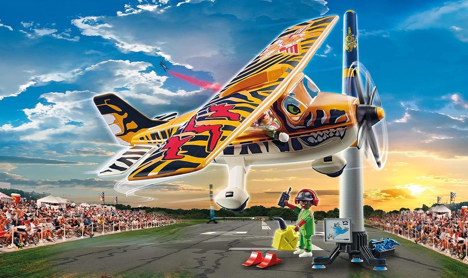PLAYMOBIL AIR STUNT SHOW TIGER PROPELLER PLANE PM70902-1