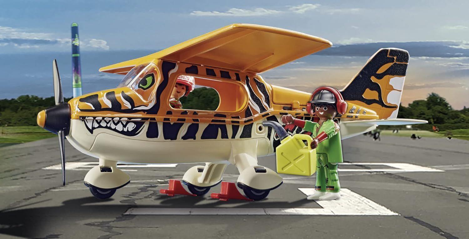 PLAYMOBIL AIR STUNT SHOW TIGER PROPELLER PLANE PM70902-3