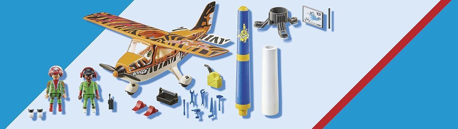 PLAYMOBIL AIR STUNT SHOW TIGER PROPELLER PLANE PM70902-4
